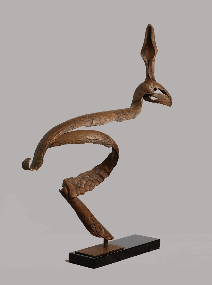 Indoor Sculpture Portfolio Calnan Anhøj Gallery Ireland Bronze Hare
